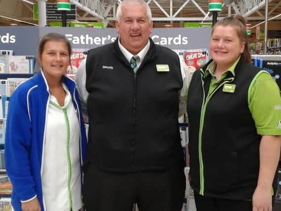 A Doncaster supermarket is set to celebrate Father's Day this weekend with a father and two daughters who work side-by-side in the same store every day.