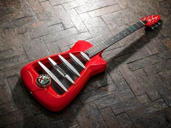 The Alfa Romeo guitar Stuart helped create