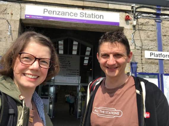 Vicki and Geoff began their journey at Penzance. (Photo: AllTheStations).
