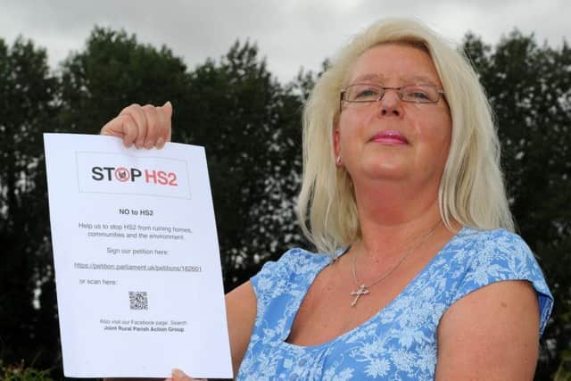Rhona Job is among those campaigning against the HS2 route through part of Doncaster