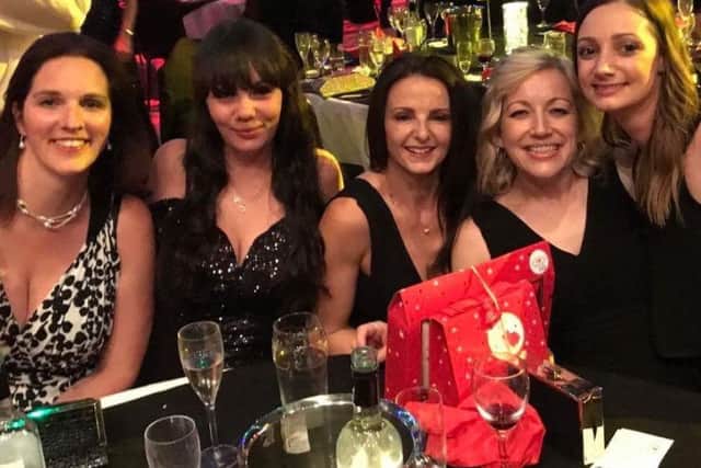 Ladies enjoying the Team Verrico ball