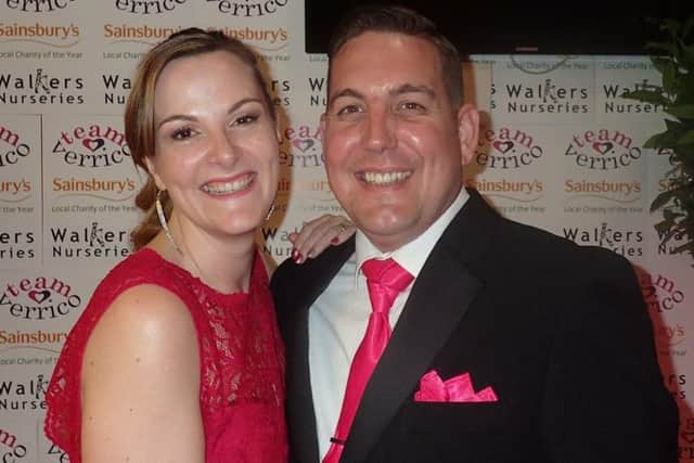 Couple at Team Verrico ball