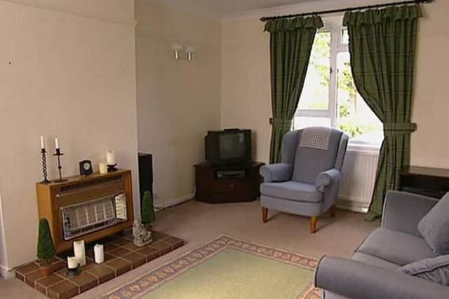 The room before its makeover. (Photo: BBC).