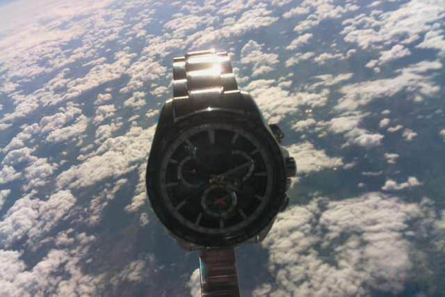 The Seiko watch is now back on Earth after its trip to the heavens.