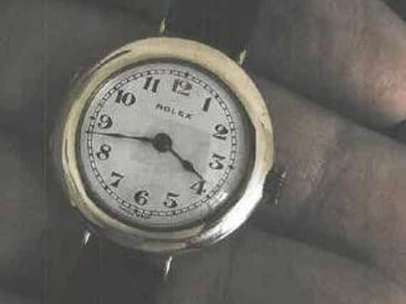 A Rolex watch that was stolen.