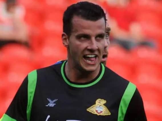Steven Taylor during his trial with Rovers