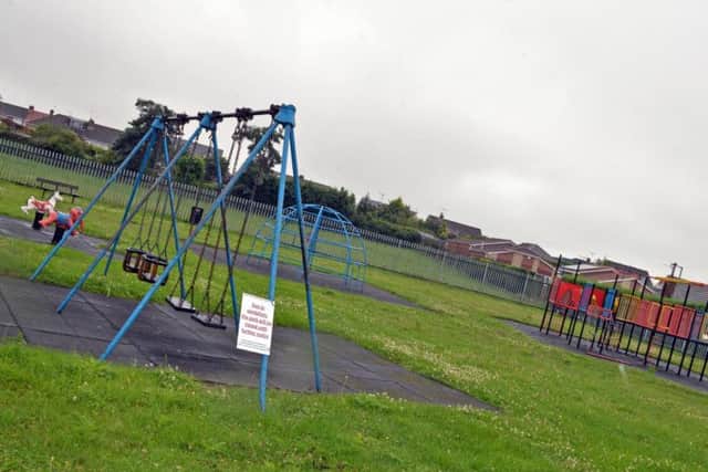 The Barnby Dun play area that could be revamped