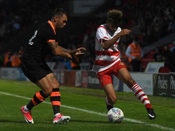 Issam Ben Khemis in action against Sheffield Wednesday