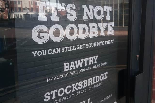 Doncaster town centre restaurant closes down two years after opening
