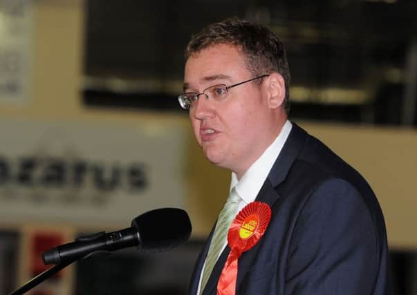 Labour candidate Kevin Rodgers held the Great North Road Ward at the election vote 2014 for Doncaster at Doncaster Racecourse. Picture: Andrew Roe