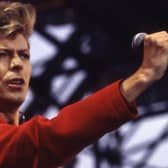 David Bowie at Roker Park.