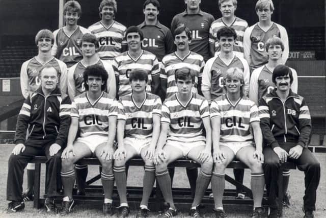 Bill Green, third from right, middle row during the 1983-84 season.