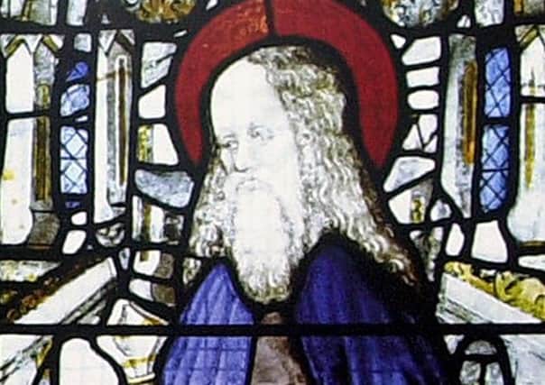 Doncaster news: 1/9/2003

Stained glass window in the mortuary chapel of the Archbishop of Dublin Wiiliam Rokeby at St Oswald Church, Kirk Sandall
