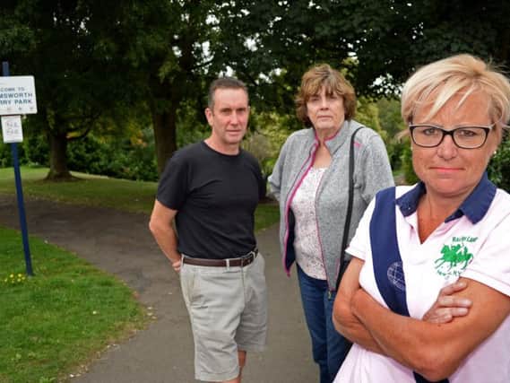 Warmsworth Environmental group is angry at the increase in antisocial behaviour happening at Warmsworth Park.