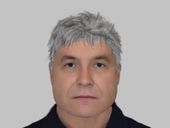 An e-fit image of the suspect.