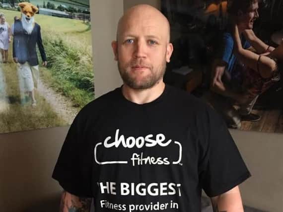 Doncaster strongman Andrew Lumley.