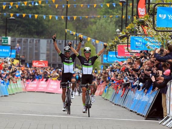 The climax to last year's race at Fox Valley in Stocksbridge