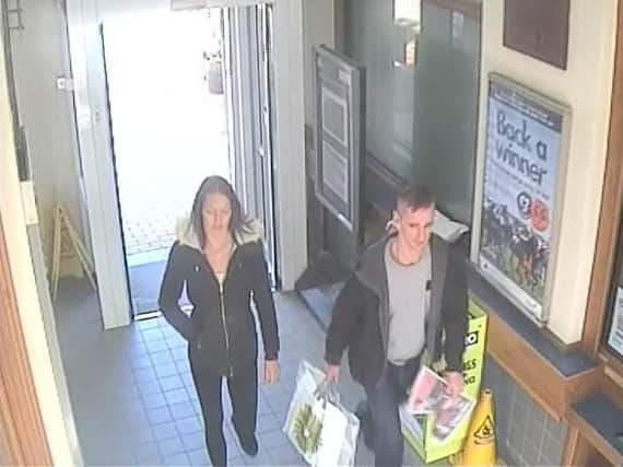 Do you know this pair who are wanted in connection with a spitting attack on a train?