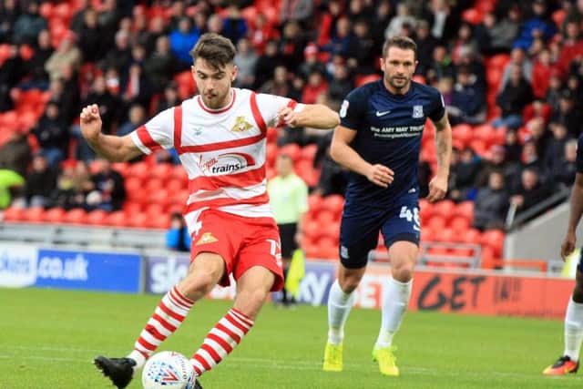 Ben Whiteman strokes home from the penalty spot.