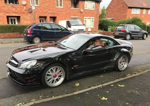 Colin in the Mercedes AMG
