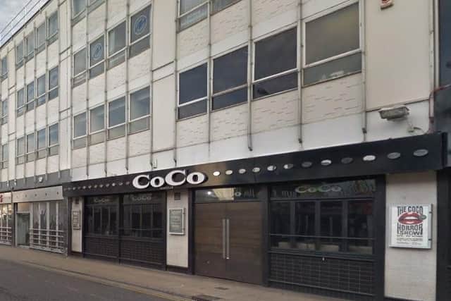 Coco Bar in Silver Street - where the victim had been involved in an altercation with a gang of men.