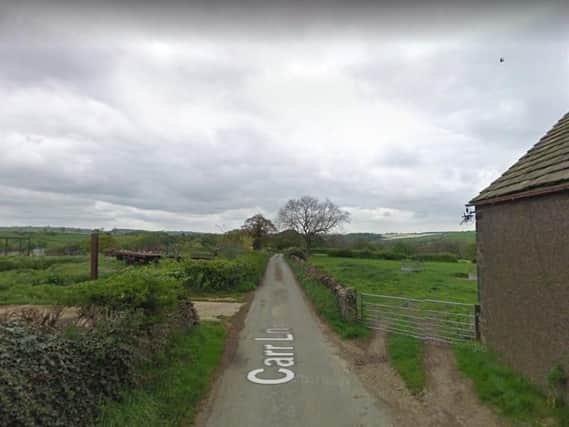 Carr Lane, where the cyclist was killed. Picture: Google