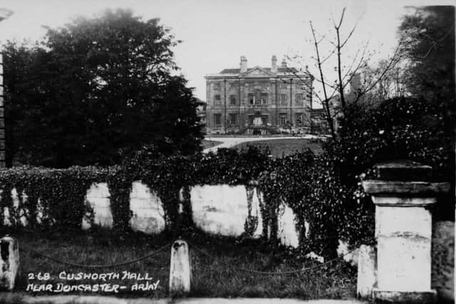 copyright 1998 Doncaster Museum Service DMBC - North view of Cusworth Hall at the time of Lady Isabella