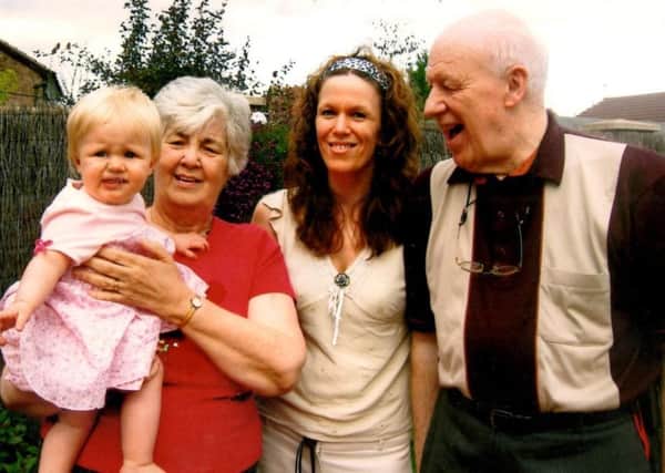 Heathers Paige, her mother Patricia, Heather and her father Haydn