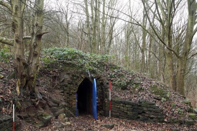 The historic ice house within the grounds