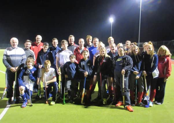 Players from Doncaster Hockey Clubs Monday night social games