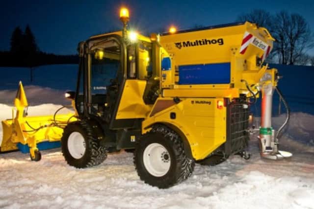 One of the gritters.