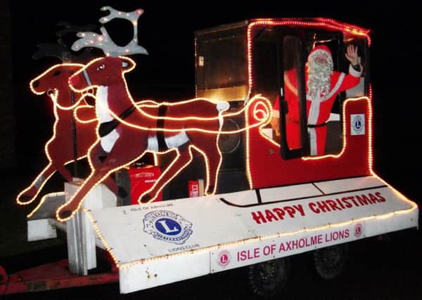 Isle of Axholme Lions' Santa sleigh