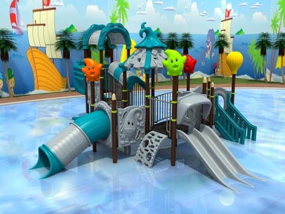 An artist's impression of the new play facility set to be unveiled at the Doncaster Dome