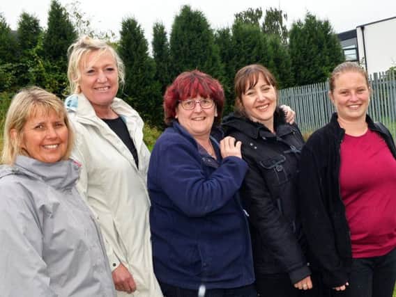 Barnby Dun Park Rangers l-r Marie Pringle, Chairman, Carol Parker-Cowan, Treasurer, Lynne Graves, Vice Chairman, Michelle Stewart, Committee Member and Claire Swaby, Vice Secretary, pictured. Picture: Marie Caley NDFP Park Rangers MC 1