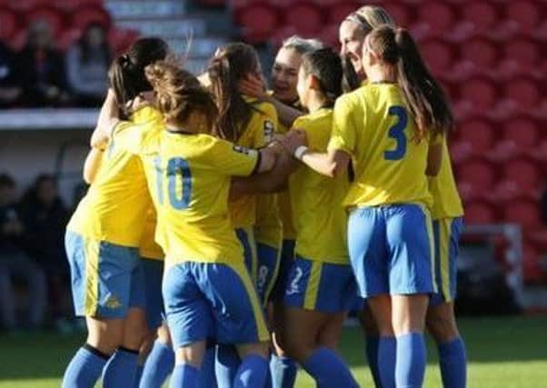 Doncaster Rovers Belles say the financial criteria associated with the new top flight are 'beyond their means'.