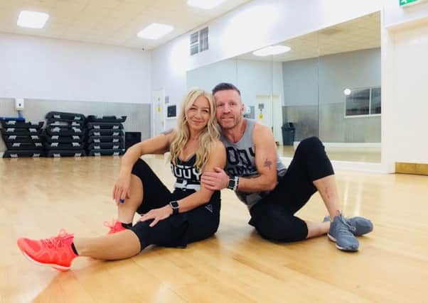Fitness couple Mark Sands and Sarah Burton