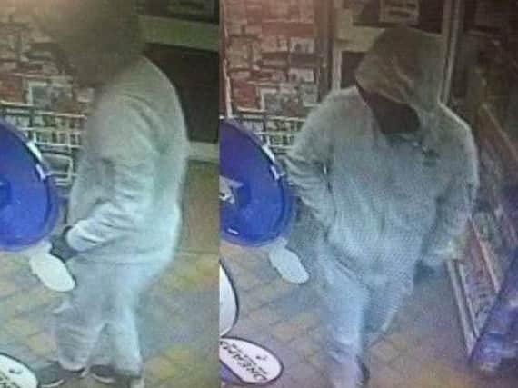 CCTV of the suspect.