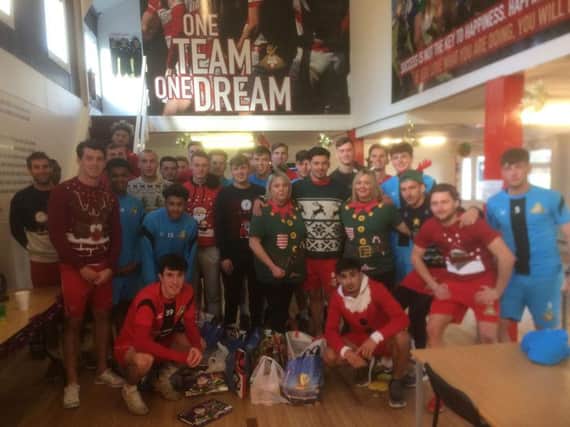 Rovers players have donated to Doncaster Foodbank