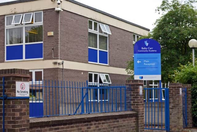 Balby Carr Community Academy. Picture: Marie Caley NDFP 08-06-15 Balby Carr MC 2