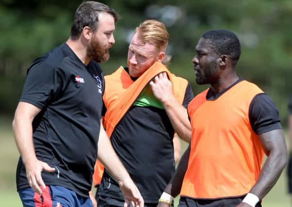 Paul Cooke, left, is back at Doncaster Knights.