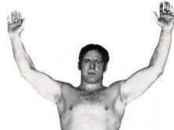 Doncaster wrestler Rocky Wall.