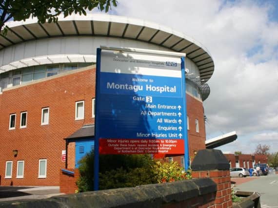 Montagu Hospital in Mexborough