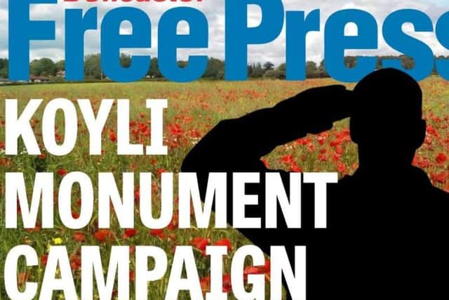 We are campaigning to support the KOYLI memorial plan