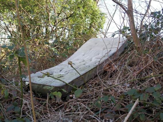 An example of fly-tipping.