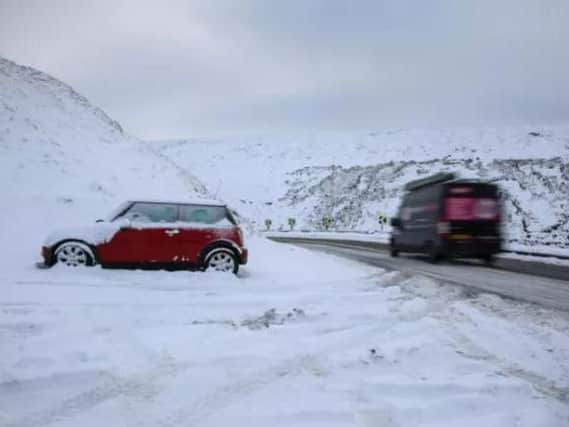The Woodhead Pass reopened at around 11.45am this morning