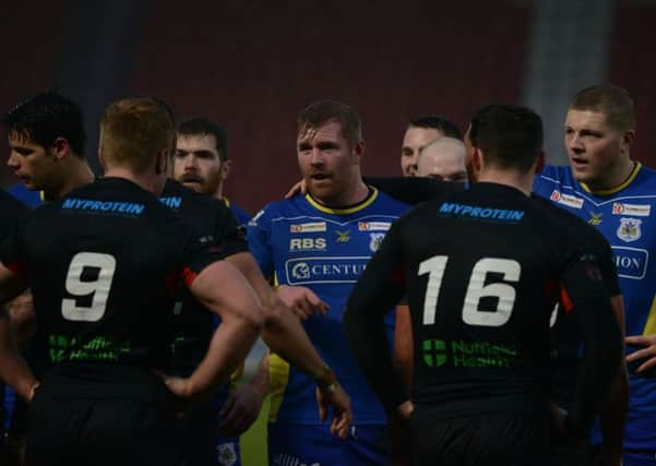 Ryan Boyle eyes up the opposition at a scrum. Photo: Rob Terrace