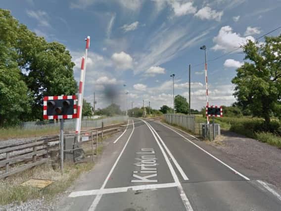 Kirton Lane level crossing.