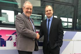 Richard Caborn (left) with Sheffield councillor Jack Scott
