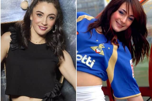 Rachel, known as Raya, began her performing career as a Doncaster Rovers Vikette.
