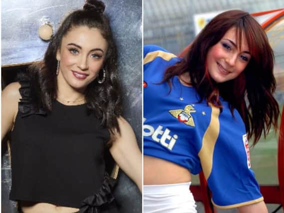 Rachel, known as Raya, began her performing career as a Doncaster Rovers Vikette.